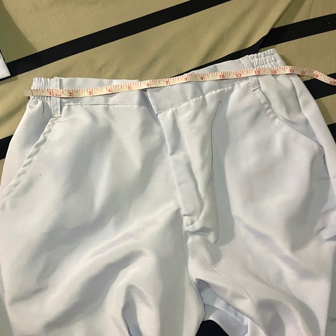 WHITE UNIFORM KLOPMAN FOR NURSING MEDTECH PHARMA, NEVER BEEN USED (Category: Sets or Coordinates) located in Binangonan. Submitted by mayormaynotbegf (Listing ID 1458228397, Image 3). Description: WHITE UNIFORM SET FOR NURSING, MEDTECH, PHARMA NEVER BEEN USED! Fabric: Klopman Top waist: 30 Pants waist: 28-34 (garterized, hindi rin fitted or yung patusok) Length: 39/40 RFS: isang araw lang pasok ko this sem, dalawang unif pa pinagawa 🥲 Can do shi