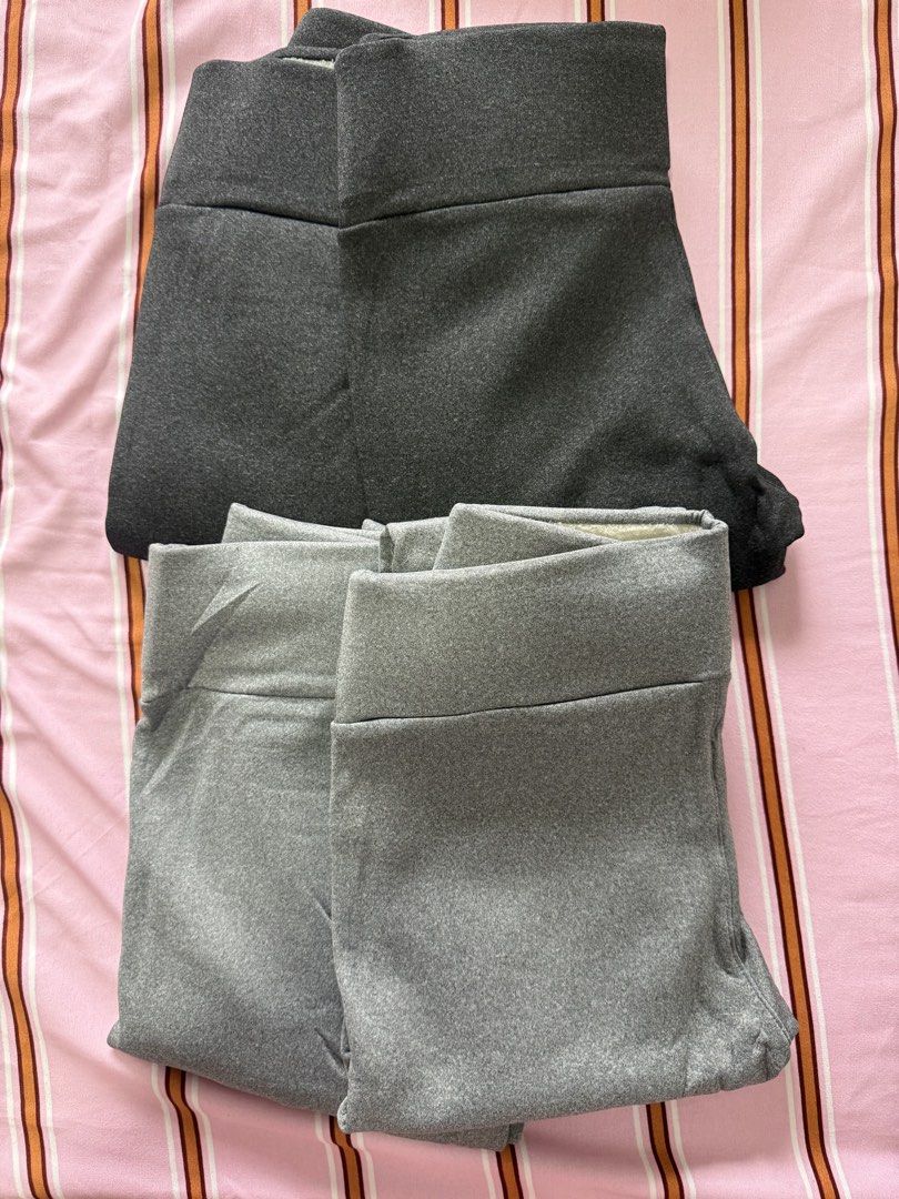 Winter Velvet Leggings (4 pcs) (Category: Other Bottoms) located in Hermosa. Submitted by rjtfajardo (Listing ID 1458131954, Image 1). Description: - Super warm velvet leggings, perfect for cold weather. - Available in dark grey and light grey. - High waist design for a comfortable and flattering fit. - Stretchy material for ease of movement. - Ideal for everyday wear during winter..