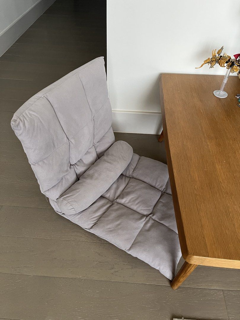 Wooden Coffee Table with Tapered Legs (Category: Tables & Sets) located in Makati City. Submitted by zebra45 (Listing ID 1458102412, Image 2). Description: Scandinavian design 36”x36” - Good size for living rooms - Minor surface marks visible in photos - White metal frame underneath Super sturdy Includes 2 gray floor chairs Pick up makati.