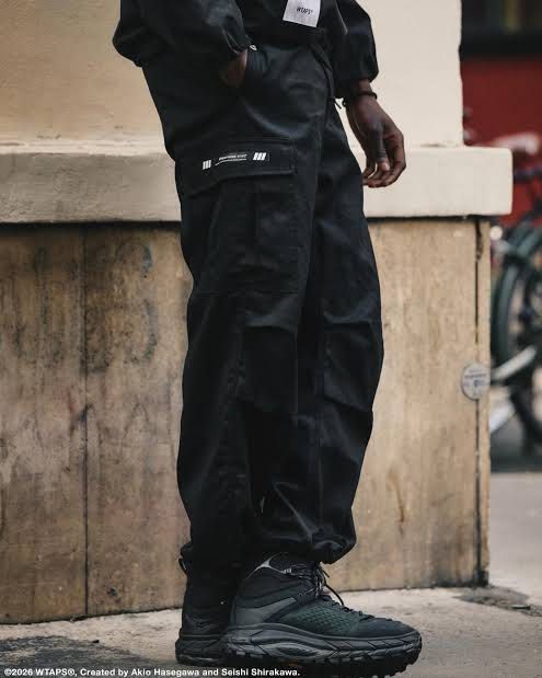 (Sale)Wtaps Smock Cargo Pants (Category: Activewear) located in Cavite. Submitted by onebeancent (Listing ID 1458237866, Image 2). Description: 🔘WT.4ps Smock Cargo Pants Size: 30 to 36 Waistline Dimension: 40" Length | 8" Hem Color: Black Color Rate: 9.8/10 Issue: None Condition: Excellent Condition Before: 1,650php Now: 1,250php Additional Shipping Fee (J&T Medium Pouch) 125php Luzon 145php visayas 165php mindanao.