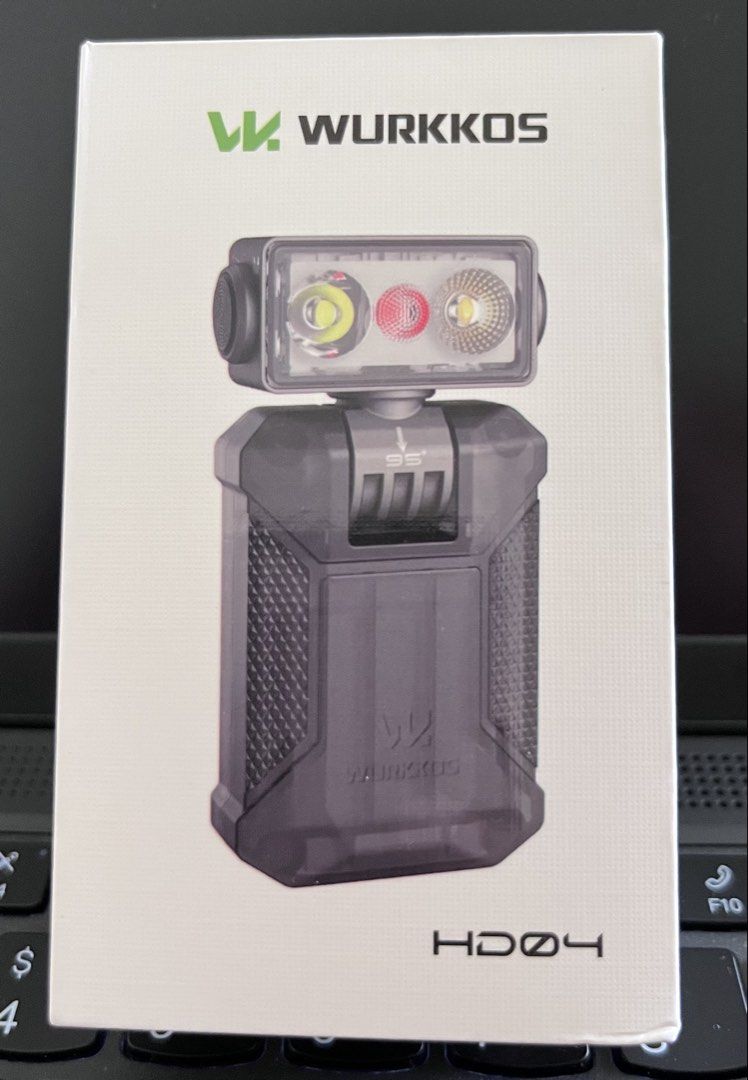 Wurkkos HD04 Rechargeable LED Flashlight (Category: Hiking & Camping) located in Manila. Submitted by erwinee (Listing ID 1458107407, Image 1). Description: - Wurkkos HD04 Headlamp - Multiple lighting modes & brightness levels - IPX6 waterproof rating - USB-C charging (approx. 1.5 hours for full charge) - Ideal for outdoor activities and work - Check photos for detailed specifications.