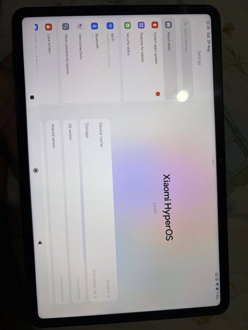 Xiaomi pad 6 8/256 global version (Category: Android) located in San Pablo. Submitted by onesymon (Listing ID 1458259843, Image 2). Description: Original box charger and cable Alagang alaga pinang movie lng No issue Pede sa maselan Nego.