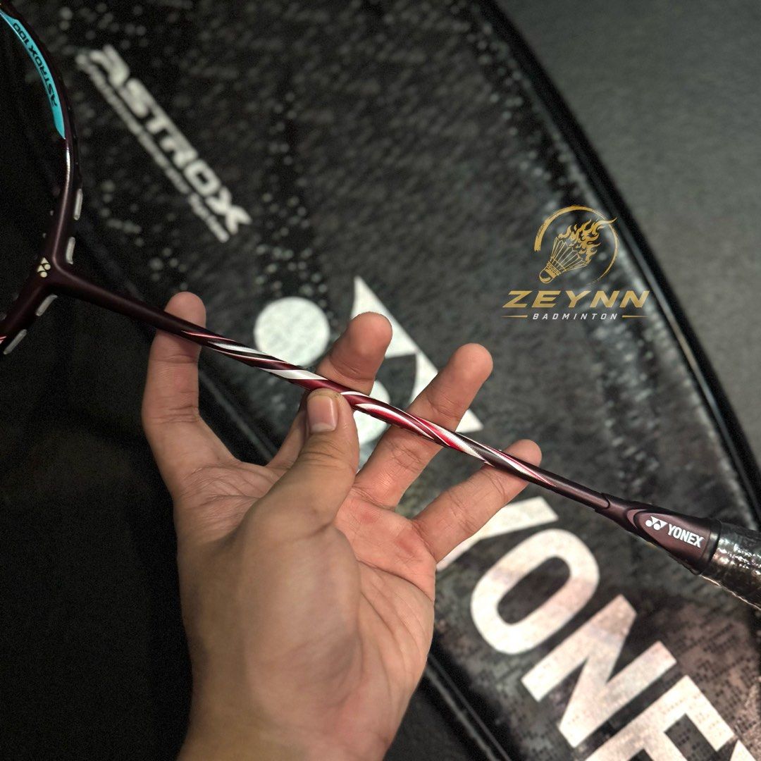 Yonex Astrox 100ZZ ( Kurenai ) - Authentic / Original (Category: Racket and Ball Sports) located in Las Pinas. Submitted by lvespinaa (Listing ID 1458222895, Image 3). Description: NOW AVAILABLE : YONEX ASTROX 100ZZ KURENAI 🔥 One of the rackets Viktor Axelsen used on court! 🇩🇰 Perfect for players looking for powerful attacking shots and strong smashes! 💪💥 Available now at ZEYNN BADMINTON! 🏸 Yonex Astrox 100ZZ ( Kurenai ) Specs : ✅ Weight : 