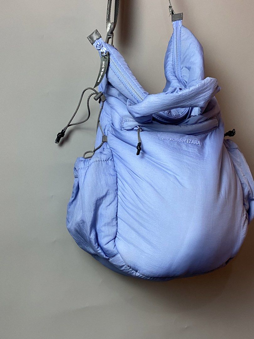 ZARA QUILTED BAG X AND WANDER (Category: Cross-body Bags) located in Quezon City. Submitted by loloyz123 (Listing ID 1458241475, Image 3). Description: ZARA QUILTED BAG X AND WANDER Condition : Very Good Color rate: 10/10 Color: Blue Size: L: 17 W: 11.5 inches.