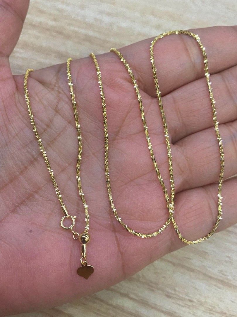 18k Saudi gold adjustable beads necklace (Category: Necklaces) located in Manila. Submitted by bhelgoldseller2ndaccount (Listing ID 1458322609, Image 3). Description: New!!✨New!!✨New!! Authentic 18k Saudi Golds 💯pawnable/naisasanla 💯with high appraisal rate 💯good investment 💯Direct supplier price 👉OPEN for resellers 🌺please take time to evaluate their actual sizes and grams 👉Best panggift for all occasions ✅ Sold per grams not per piece Ky