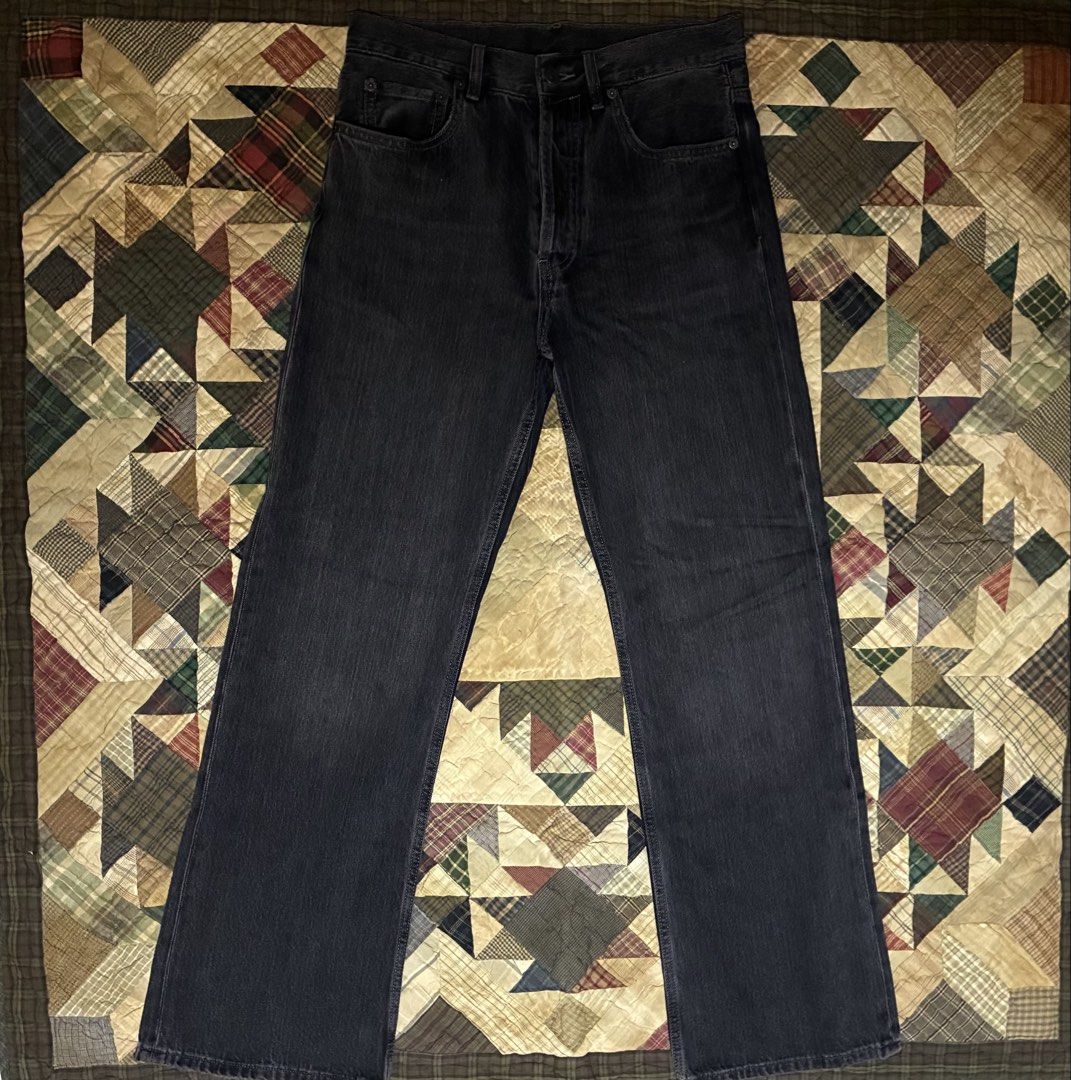 Acne Studios 1989 Ash Gray Jeans (Category: Jeans) located in Manila. Submitted by its_ookay.ph (Listing ID 1458363449, Image 1). Description: Acne Studios 1989 Ash Gray Jeans Wide loose fit jeans with a black-gray indigo tone Buttonfly Tagged 30 x 32 Never worn since I gained some weight.. W - 31 L - 43 O - 10 .
