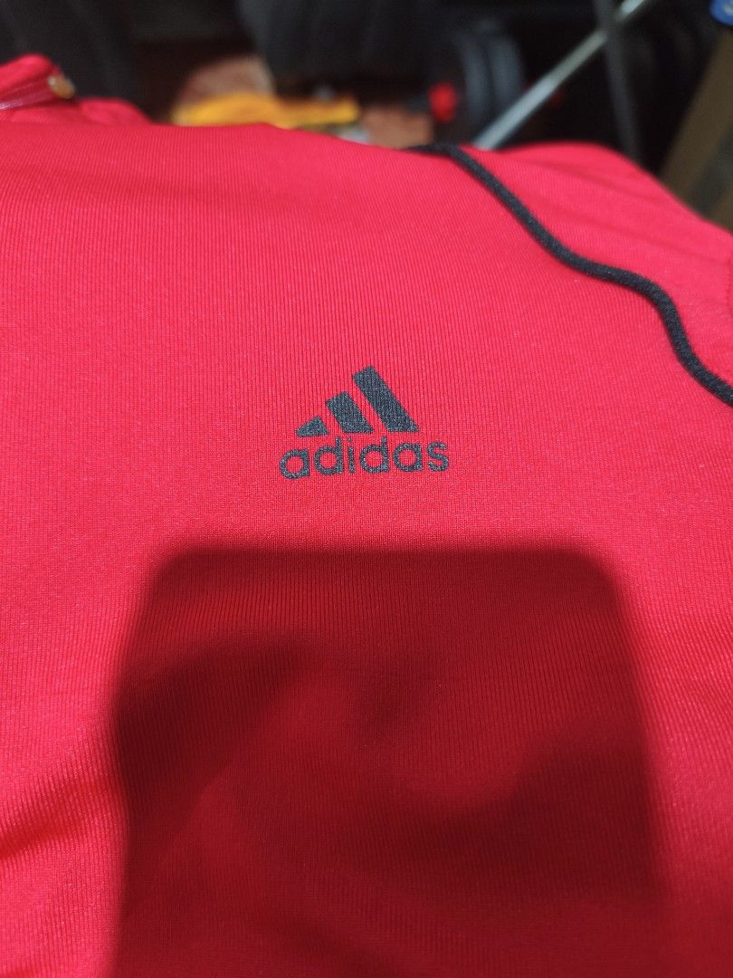 Adidas Red Zip-Up Track Jacket (Category: Coats, Jackets and Outerwear) located in Pasig City. Submitted by althentic.ph (Listing ID 1458332814, Image 3). Description: 280 + J&T Shipping Fee Adidas Active Zip Up Track Jacket for Women Best for Cycling, Running and other outdoor activities Red Size Asian Large on Tag Fits to Small to Medium Actual Measurements: Width - 17" Length - 22.5" EXCELLENT Thrifted Condition 9+/10 Missing washtag ✔Tags are