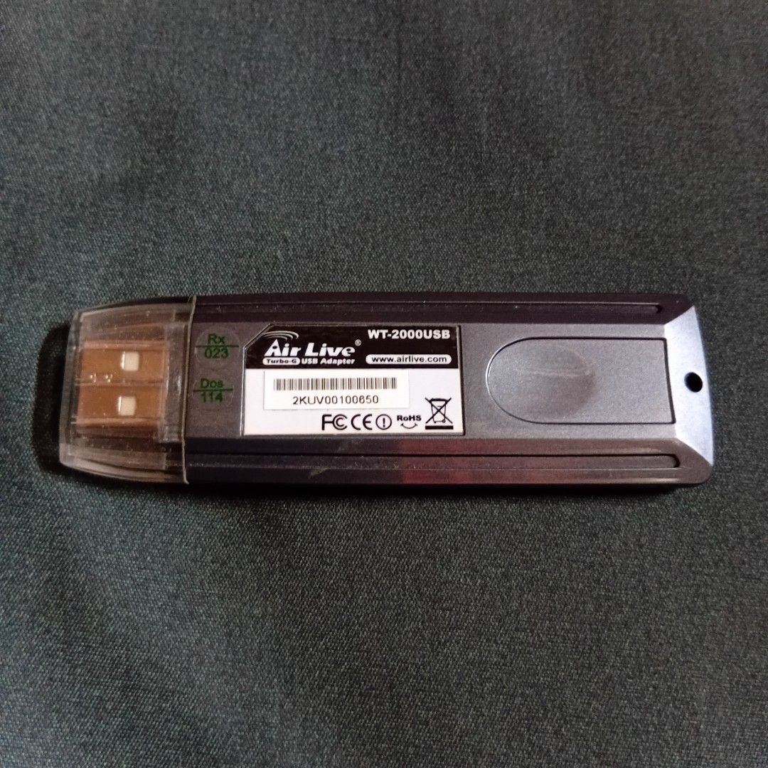 Air Live Turbo-G USB Adapter (Category: Cables & Adaptors) located in Cagayan de Oro. Submitted by joshua_e26 (Listing ID 1458464141, Image 3). Description: .