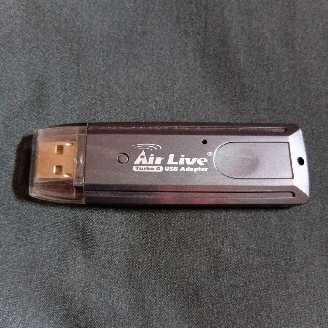 Air Live Turbo-G USB Adapter (Category: Cables & Adaptors) located in Cagayan de Oro. Submitted by joshua_e26 (Listing ID 1458464141, Image 2). Description: .
