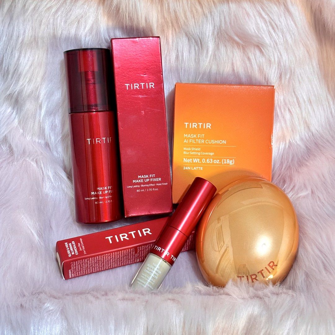 ALL BRAND NEW TIRTIR BUNDLE (Category: Makeup) located in Tayug. Submitted by lily_hawthorn._. (Listing ID 1458423587, Image 2). Description: 🪞ALL BRAND NEW TIRTIR BUNDLE🪞 ꩜ TIRTIR Mask Fit AI Filter Cushion 18g (shade: 24N Latte) ꩜ TIRTIR Mask Fit Makeup Fixer 80ml ꩜ TIRTIR Glide & Hide Blurring Concealer (shade: 4N) 💸 ₱1,200 TAKE ALL.