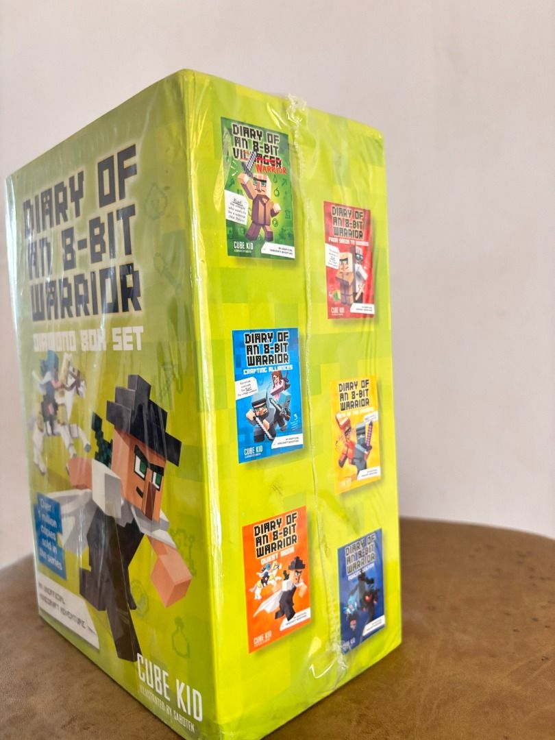 Andrews McMeel Publishing Book Box Set (Category: Storybooks) located in Makati City. Submitted by jed.castillo (Listing ID 1458337844, Image 2). Description: Diary of an 8-bit Warrior Diamond Box Set - An unofficial Minecraft Adventure Author: Cube Kid Plastic sealed - never opened Original U.S. price: $78.00 Had it as a gift years ago. RFS: need additional funds for school .