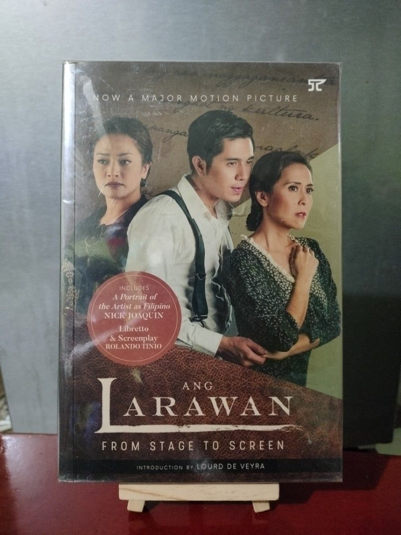 Ang Larawan: From Stage to Screen (Category: Storybooks) located in Paranaque City. Submitted by _libryan (Listing ID 1458438574, Image 1). Description: Includes photos from the stage production and film adaptation. Paperback in good condition, with foxing and minor shelf wear. Payment first via GCash. Delivery via Grab, Lalamove, GGX, or LBC COP. SF will be shouldered by the buyer. . . . Preloved Booksale Filipiniana Nick Joaquin Rolando Tinio P