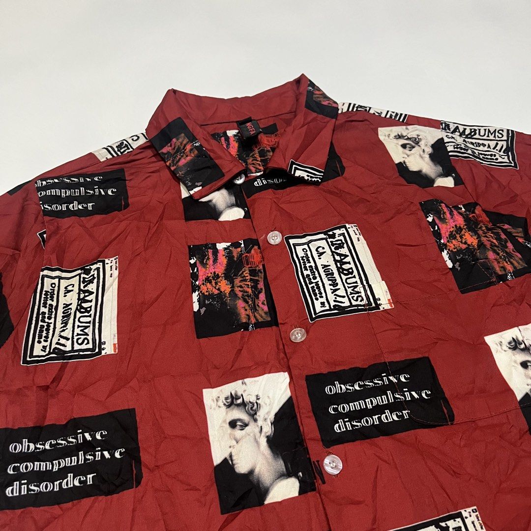 Aop red polo (Category: Announcements) located in Quezon City. Submitted by thriftrage (Listing ID 1458434369, Image 3). Description: Width’ 21 Length’ 27 No issue Good condition .