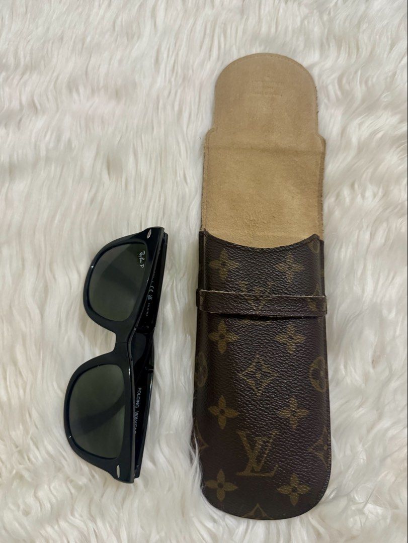 Authentic Louis Vuitton Eyeglass / Sunglass Case (Category: Luxury Accessories) located in Pasig City. Submitted by topbrandpursuits (Listing ID 1458382791, Image 2). Description: Rare LV eyeglass/ sunglass case in monogram. Velvet interior. Guaranteed authentic.