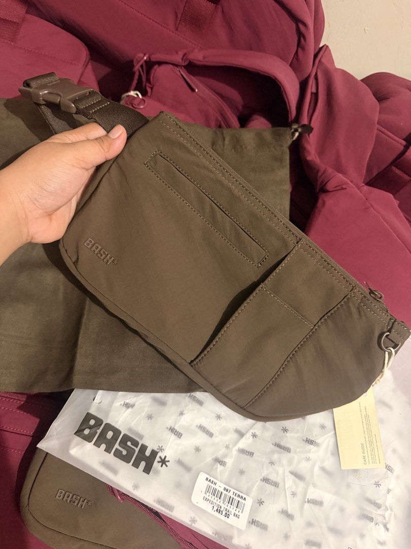 BASH Expedition Trail Bag (LOWPRICE) (Category: Shoulder Bags) located in Quezon City. Submitted by kaye3435 (Listing ID 1458451014, Image 3). Description: 💋 BASH Expedition Trail Bag SOLDOUT- JETSET TERRA AND DUNE NLNG PO BRANDNEW ! WALA NA MAGAASK IF ANO CONDITION! WITH TAG, ZIPLOCK AND DUST BAG🤍 📍QC LALAMOVE TRANSACTION, TSKA PO IPAPAY PAGDATING NI RIDER🔥.