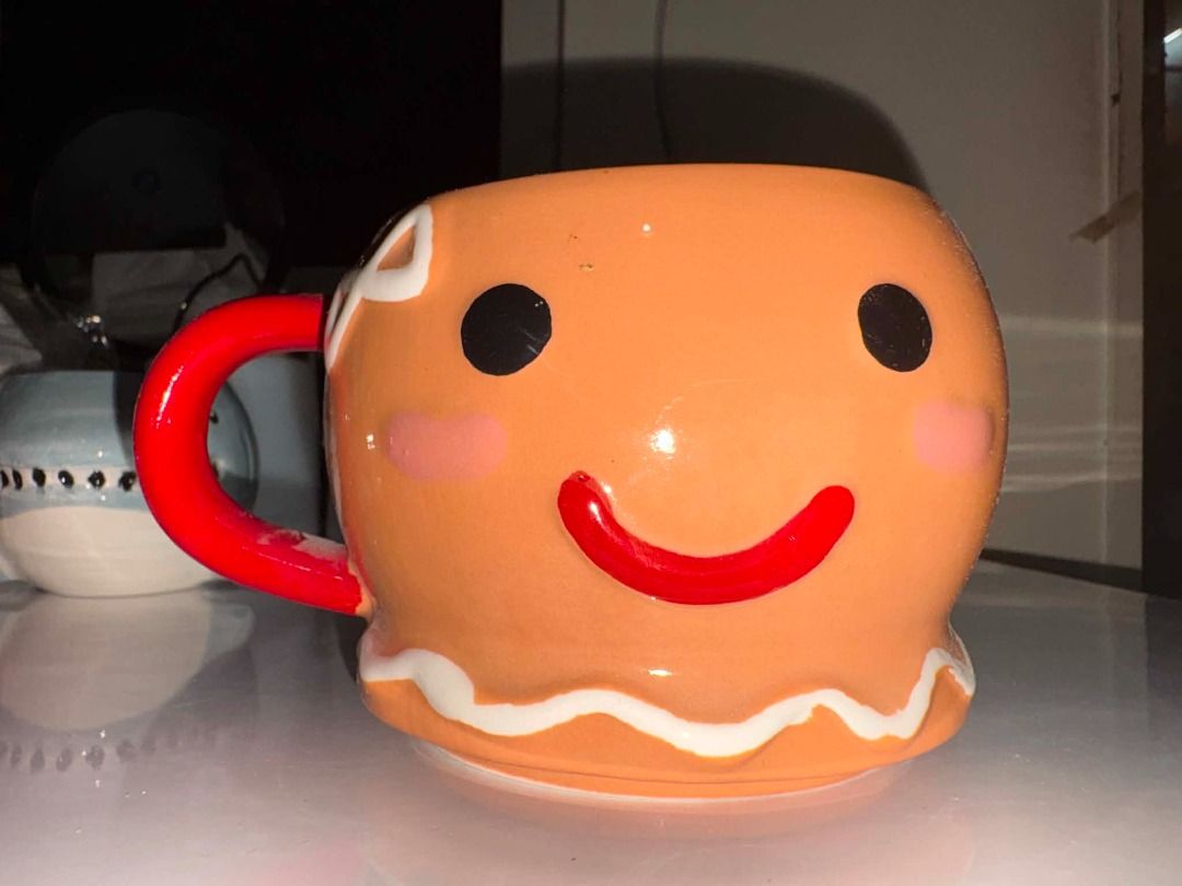 BIG Gingerbread Man Mug | Stoneware (Category: Coffee & Tea Tableware) located in Caloocan City. Submitted by rabbithole2026 (Listing ID 1458492030, Image 1). Description: Microwave & Dishwasher Safe.