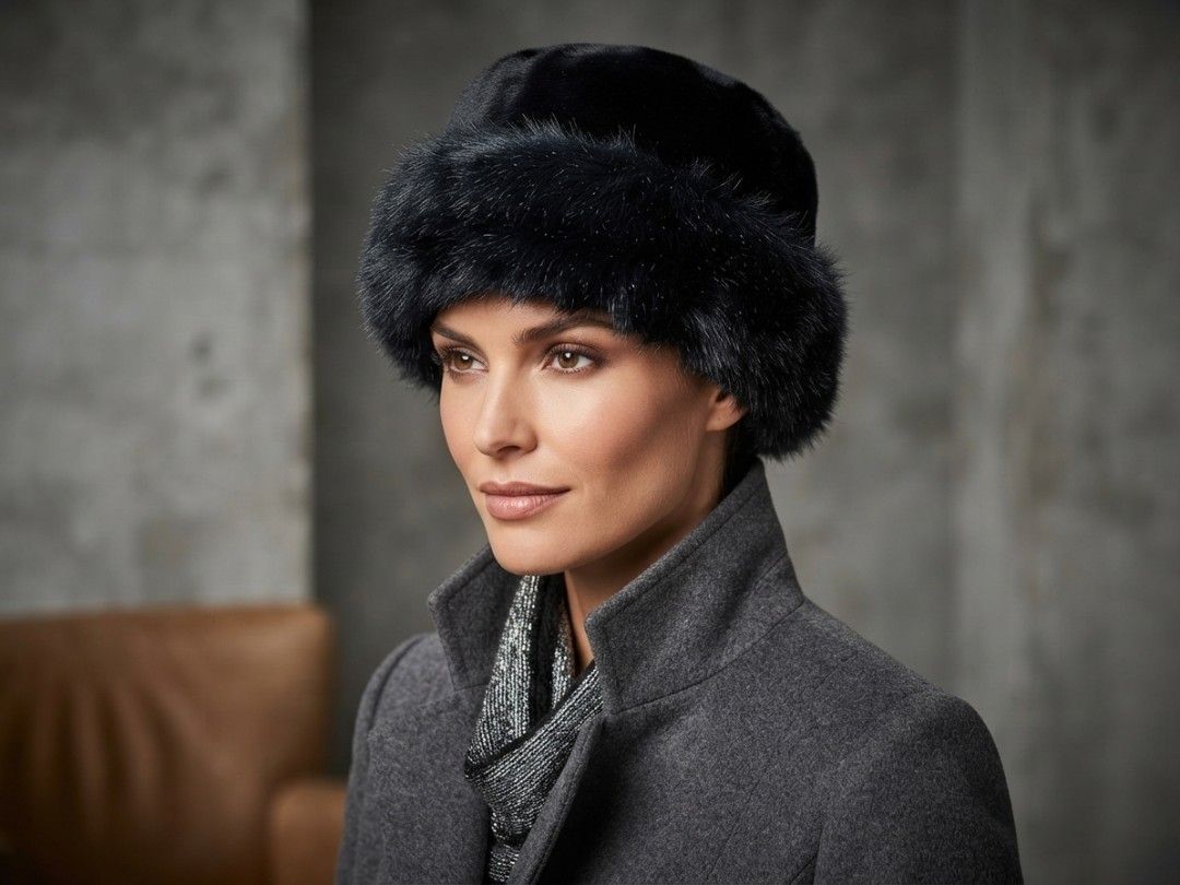 Black Faux Fur Hat (Category: Hats & Beanies) located in Binangonan. Submitted by yuristalin888 (Listing ID 1458461461, Image 1). Description: Elevate your cold-weather wardrobe with this luxurious black faux fur hat, designed to provide both exceptional warmth and timeless vintage glamour. Featuring a plush, textured pile and a classic rounded silhouette, this statement accessory brings a touch of cozy sophistication to any winter ensemble..