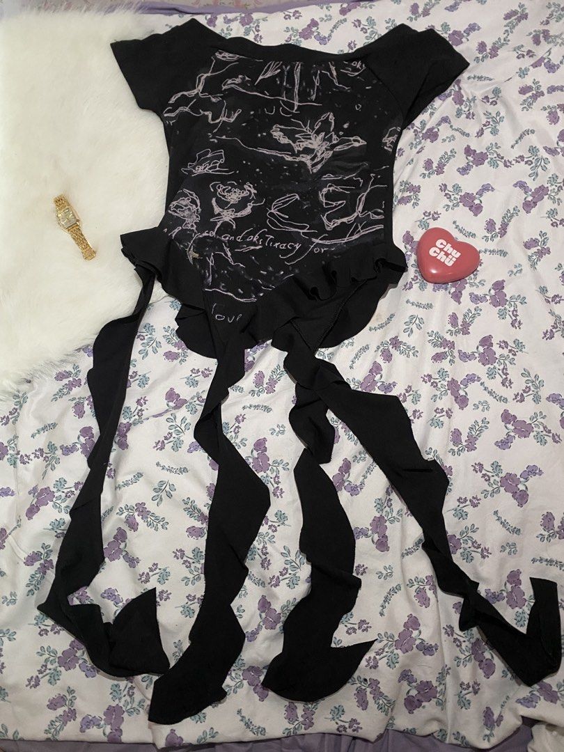 Black off shoulder top (Category: Blouses) located in Manila. Submitted by skyarraa (Listing ID 1458368088, Image 1). Description: .