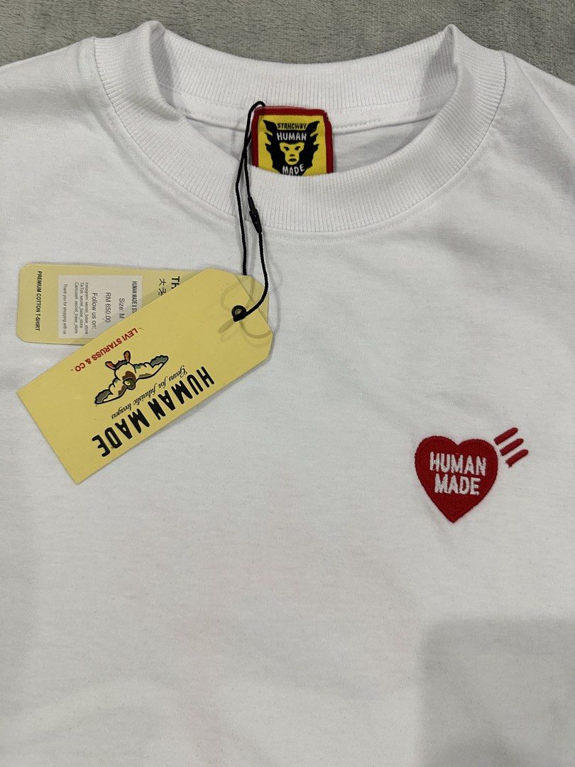 Brand new Human Made T-Shirt Authentic (Category: Tshirts & Polo Shirts ) located in Quezon City. Submitted by rackculture (Listing ID 1458334171, Image 3). Description: Brand new Human Made T-Shirt Authentic Size Available: Small 21 width 27.5 length Large 22 width 28 length XL 22.5 width 29 length Great Quality Fresh from Japan Steal Price 100% Authentic No issue.