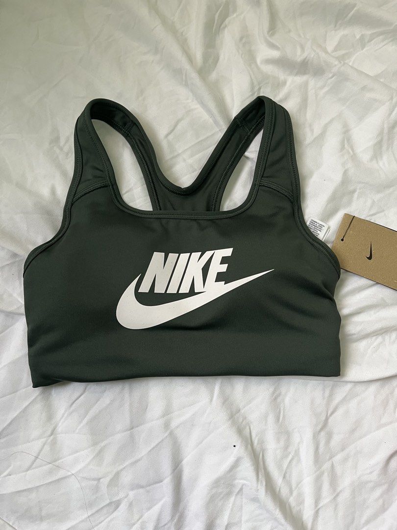 Brand New Nike Swoosh Bra (Category: Activewear) located in Paranaque City. Submitted by bymuse.co (Listing ID 1458343121, Image 1). Description: - rfs: too small - brand new bought for 1,395 - dm if interested! Please don’t dm if unsure :(.
