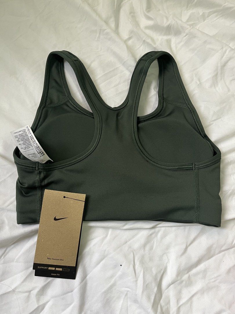 Brand New Nike Swoosh Bra (Category: Activewear) located in Paranaque City. Submitted by bymuse.co (Listing ID 1458343121, Image 2). Description: - rfs: too small - brand new bought for 1,395 - dm if interested! Please don’t dm if unsure :(.