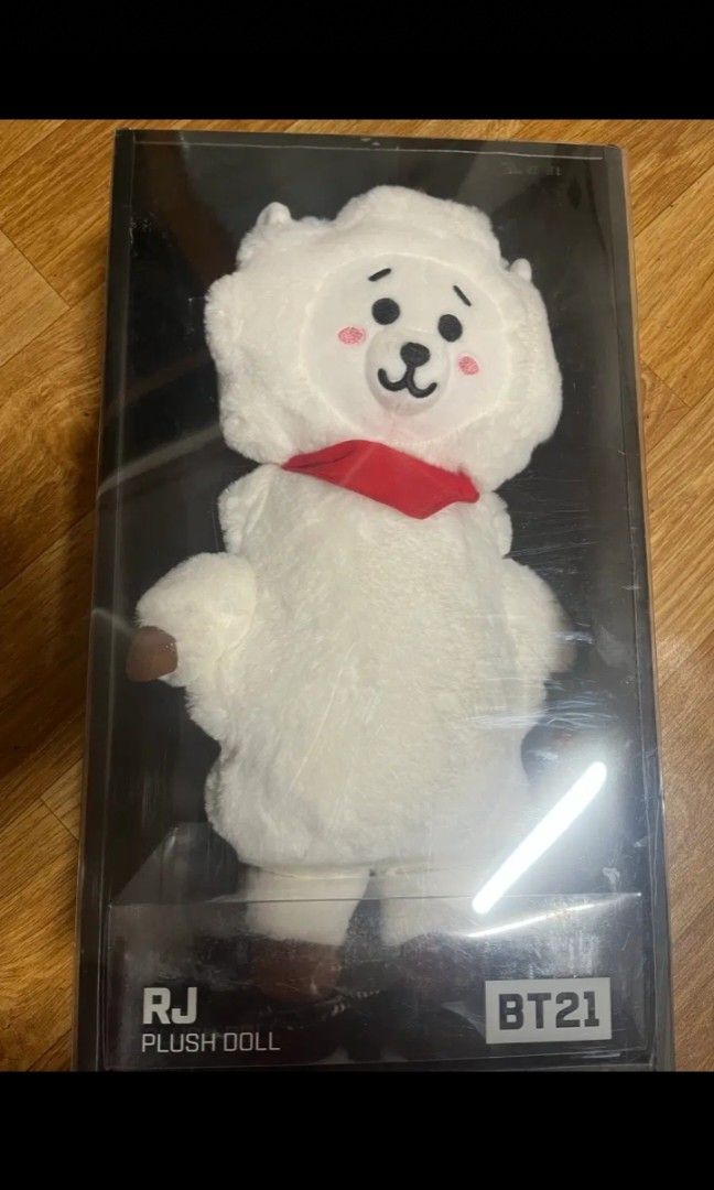 BTS RJ Plush Doll (Category: Plushies & Soft Toys) located in Taguig. Submitted by albumshop (Listing ID 1458462396, Image 1). Description: DOP: Payo ETA: 4-5 weeks All items we sell are sourced directly from the Bunjang site in Korea. Unless stated as “onhand,” all items are still located in Korea. Please note that we require a sure buyer first before the item will be transferred and shipped to the Philippines. Prices may vary even for the same 