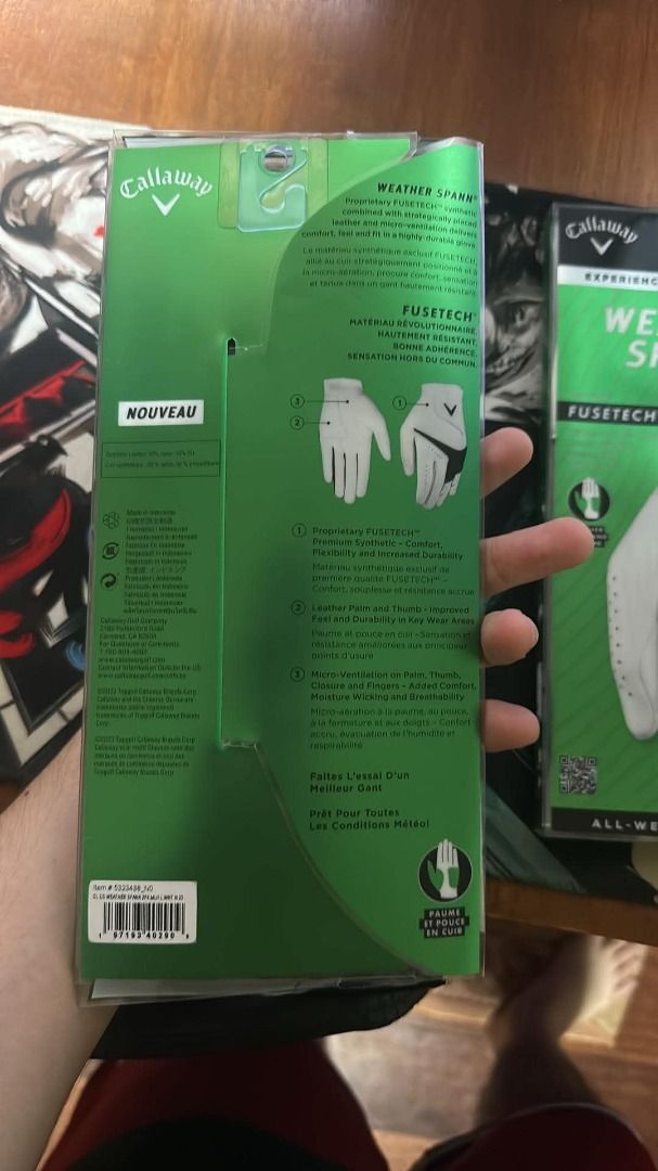 Callaway Golf Gloves 2 pack (Category: Golf) located in Manila. Submitted by ty_imported_goods (Listing ID 1458369946, Image 2). Description: Brand New Men's Size: Large Bought Abroad (USA) Straight out from Target Mall .