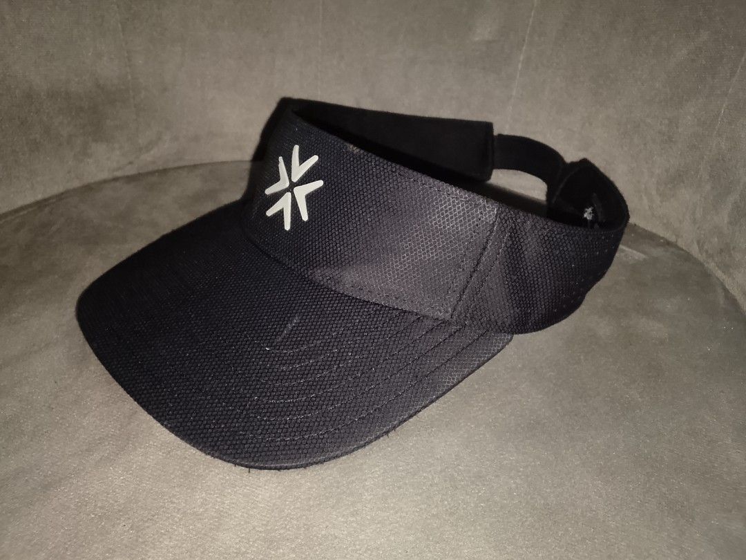 Callaway Golf Sunvisor (Category: Caps & Hats) located in Binangonan. Submitted by yuristalin888 (Listing ID 1458456631, Image 3). Description: Stay focused on the course and shield your eyes from the glare with this sleek, black athletic sunvisor. Featuring a moisture-wicking, breathable textured fabric and a crisp white embroidered logo on the front, it delivers a professional look and ultimate comfort for your round of golf..