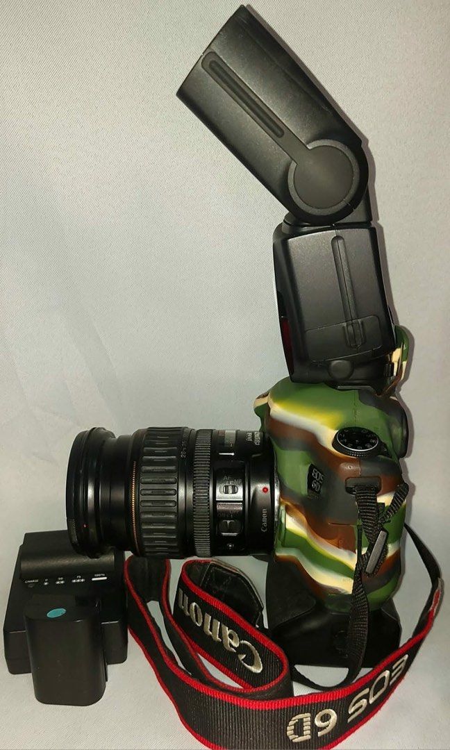 Canon 6D Full Frame with Lenses (Category: Cameras) located in Quezon City. Submitted by oddfox.8ed1ca (Listing ID 1458403455, Image 2). Description: Canon 6D super low Shitter Count , Only 16K shutter count , Original Japan made Canon Lens , Japan Made Canon Flash , 50mm lens , pack of lens filters , 4 pcs of heavy duty light stands , mic stand , film production light head sold As Pack , it is a package no item will be sold alone RFS : I have an