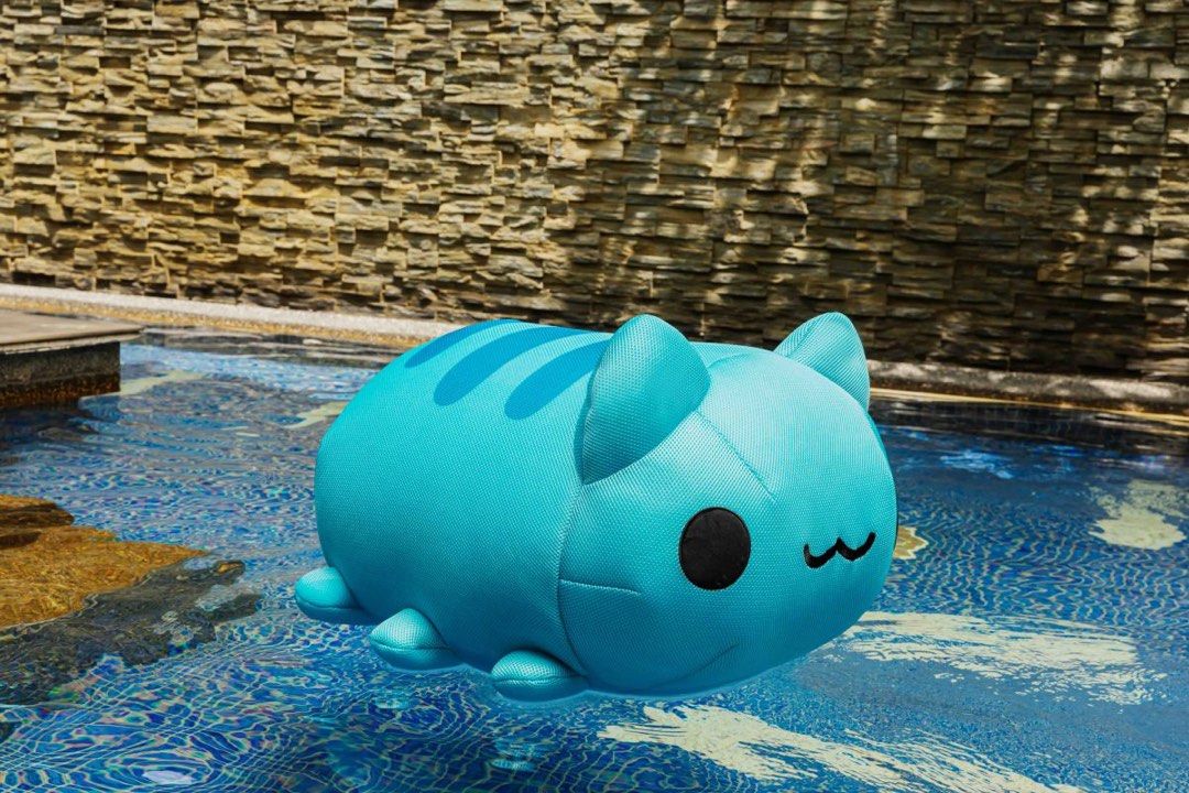 Capoo Summer Float (Category: Plushies & Soft Toys) located in Singapore. Submitted by tacaosmarket (Listing ID 1458463789, Image 1). Description: Super cute capoo float, can use as float/deco as home item. Shipped it over from Taiwan but house got no more space :(( .