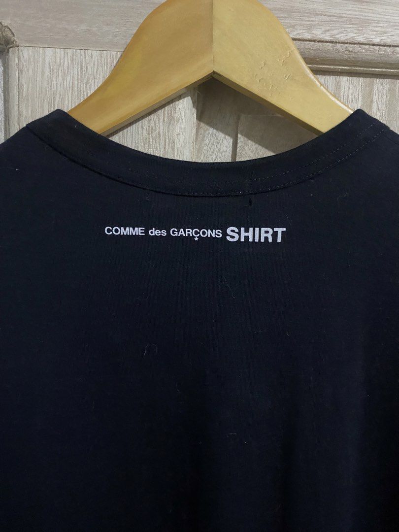 Cdg (Category: Tshirts & Polo Shirts ) located in Manila. Submitted by monterdeal90433 (Listing ID 1458459435, Image 3). Description: Cdg oversized shirt Large Width 24.5 Length 31.5 No issue .