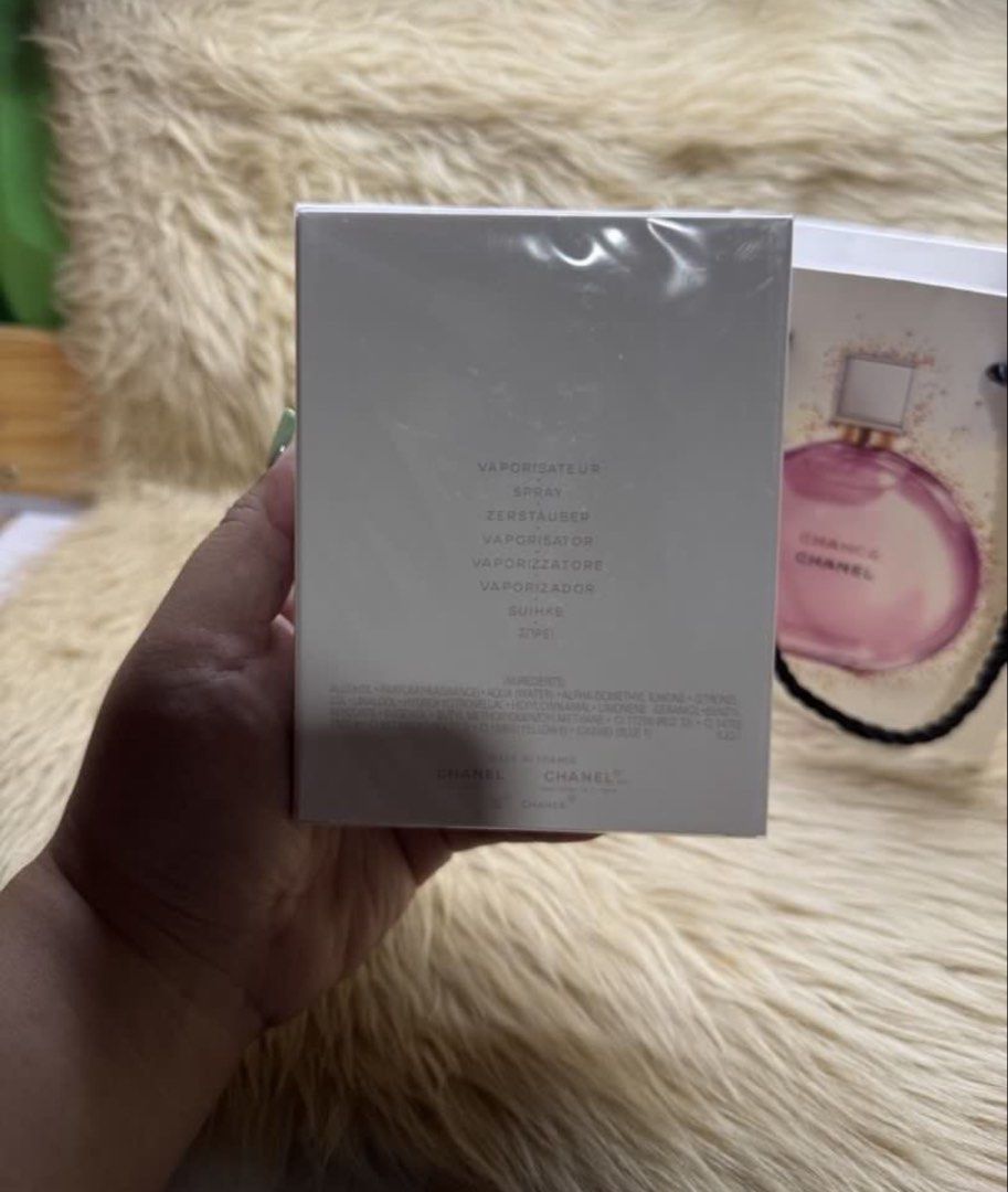 Chance Chanel Perfume (Category: Fragrance & Deodorants) located in Bacoor. Submitted by teneleven_apparel (Listing ID 1458422398, Image 2). Description: PREMIUM US TESTER PERFUMES.