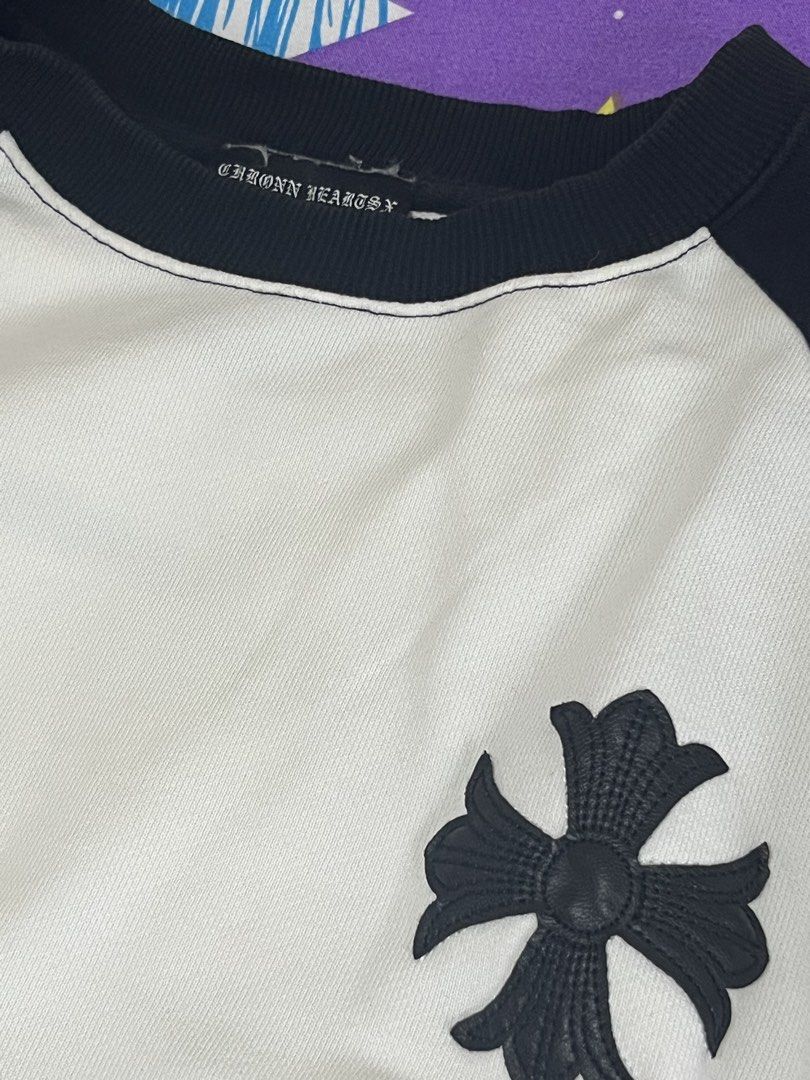 Chrome Hearts Pull Over Top (Category: Hoodies) located in Manila. Submitted by rainbowhearts_ (Listing ID 1458343494, Image 3). Description: Thrifted Signs of usage Stains can be washed RFS: Decluttering Loc: LRT2 Antipolo or UST Area Lalamove or J&T.