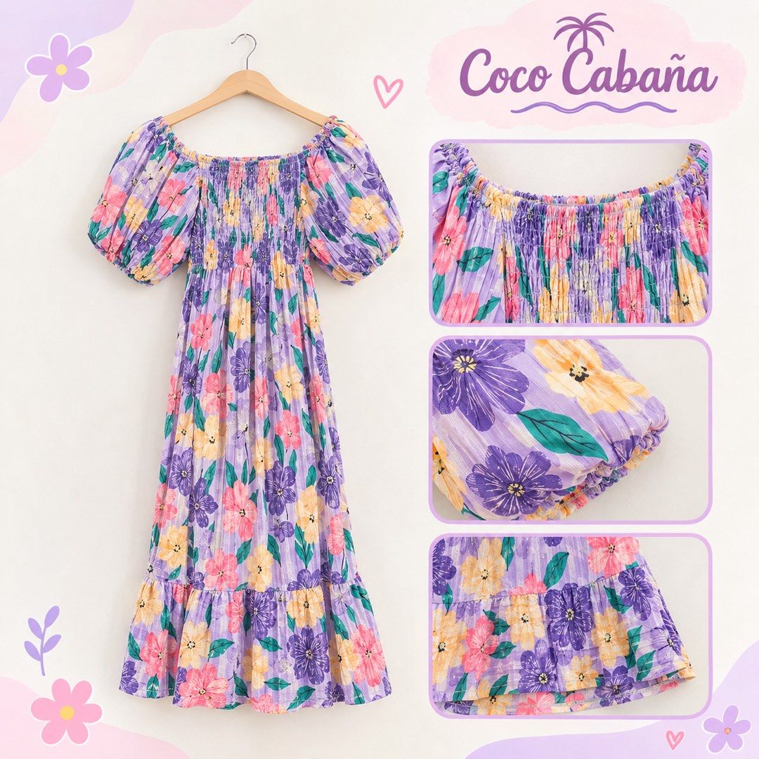 Coco Cabana Floral Puff Sleeves (Category: Dresses) located in Apalit. Submitted by dandanmd (Listing ID 1458351652, Image 1). Description: .