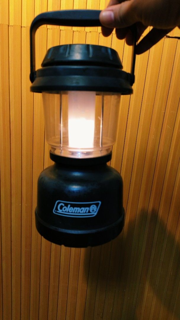 Coleman LED Lantern (Category: Hiking & Camping) located in Bulacan. Submitted by babz30261 (Listing ID 1458439725, Image 2). Description: - Bright LED light for camping and emergencies - Battery operated for portability - Easy-to-carry handle - Reliable lighting for outdoor adventures and power outages.
