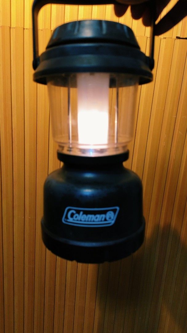Coleman LED Lantern (Category: Hiking & Camping) located in Bulacan. Submitted by babz30261 (Listing ID 1458439725, Image 1). Description: - Bright LED light for camping and emergencies - Battery operated for portability - Easy-to-carry handle - Reliable lighting for outdoor adventures and power outages.