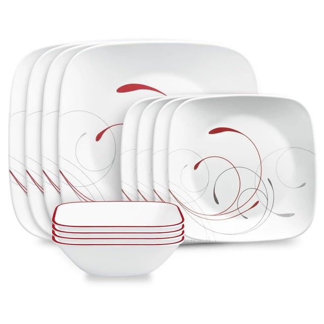 Corelle Splendor 12-Piece Dinnerware Set - Extra Strength (Category: Dinnerware & Cutlery) located in Manila. Submitted by collasklar12236 (Listing ID 1454929036, Image 2). Description: - Brand new Corelle Splendor 12-piece dinnerware set - Made from extra strength, premium Vitrelle glass - Microwave, preheated oven, and dishwasher safe - 3x more durable and made with up to 80% recycled glass - Chip and crack resistant - Ideal for everyday use ET