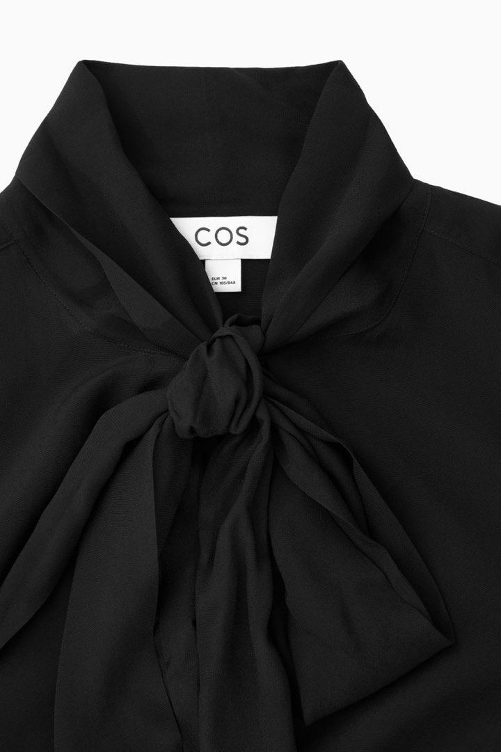 COS Black Bow Neck Long Sleeve Blouse (Category: Blouses) located in Cainta. Submitted by tuessy (Listing ID 1458350505, Image 2). Description: .