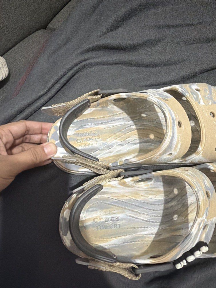 Crocs sandals for women (Category: Flats & Sandals) located in Quezon City. Submitted by jshkh (Listing ID 1458316662, Image 3). Description: Original Slightly used No issue or damage Nasa pic na po ang size What you see is what you get For pick up or delivery only Rfs: declutter .