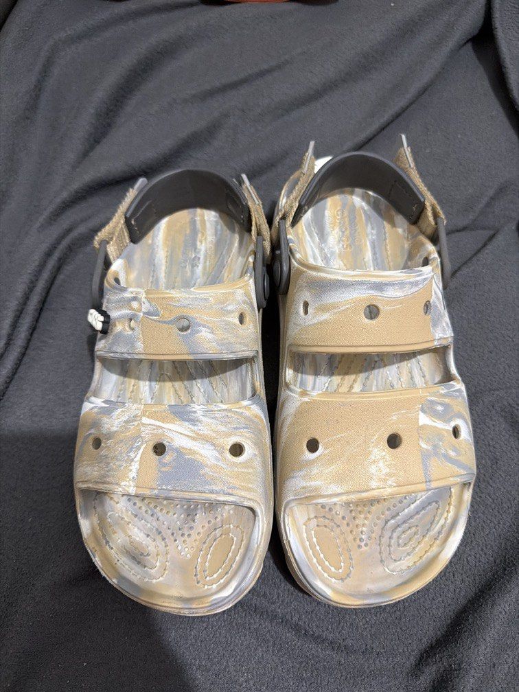 Crocs sandals for women (Category: Flats & Sandals) located in Quezon City. Submitted by jshkh (Listing ID 1458316662, Image 2). Description: Original Slightly used No issue or damage Nasa pic na po ang size What you see is what you get For pick up or delivery only Rfs: declutter .