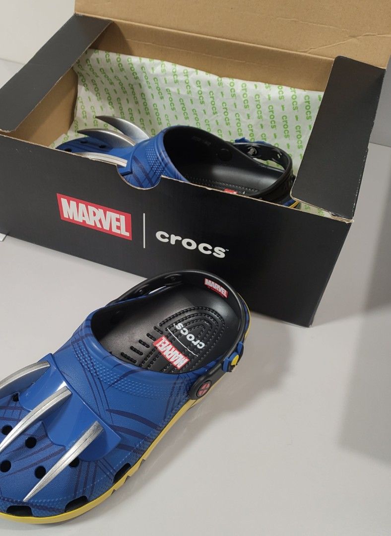 Crocs wolverine authentic sale (Category: Activewear) located in Manila. Submitted by francissya (Listing ID 1458364904, Image 3). Description: Hi. Selling wolverine crocs almost bnew pa. Wrong size kasi, this is size M8.. 3500 nalang. Authentic original. Check all u want hehe..manila area or etc. Pwd rin swap sa brandnew crocs na collab, size M9 ako. Send offers nlng din. Or swap sa echo clogs na black or any color basta size M8 for echo clogs a