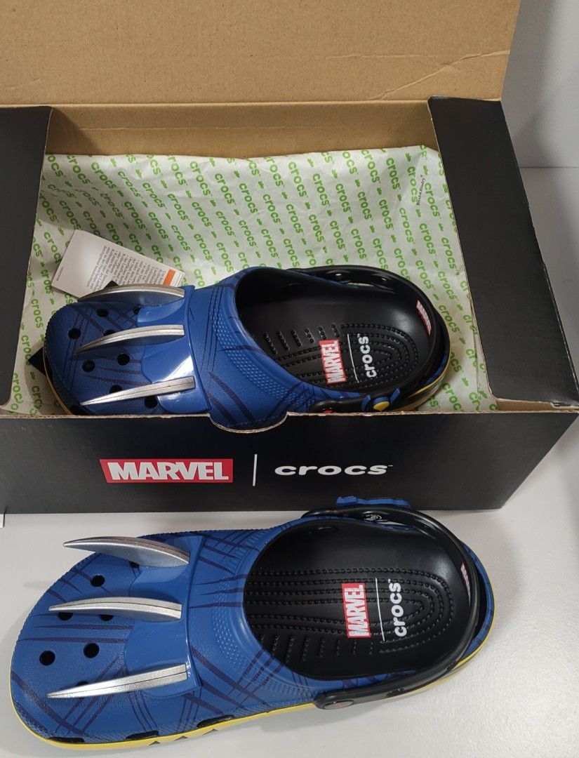 Crocs wolverine authentic sale (Category: Activewear) located in Manila. Submitted by francissya (Listing ID 1458364904, Image 2). Description: Hi. Selling wolverine crocs almost bnew pa. Wrong size kasi, this is size M8.. 3500 nalang. Authentic original. Check all u want hehe..manila area or etc. Pwd rin swap sa brandnew crocs na collab, size M9 ako. Send offers nlng din. Or swap sa echo clogs na black or any color basta size M8 for echo clogs a