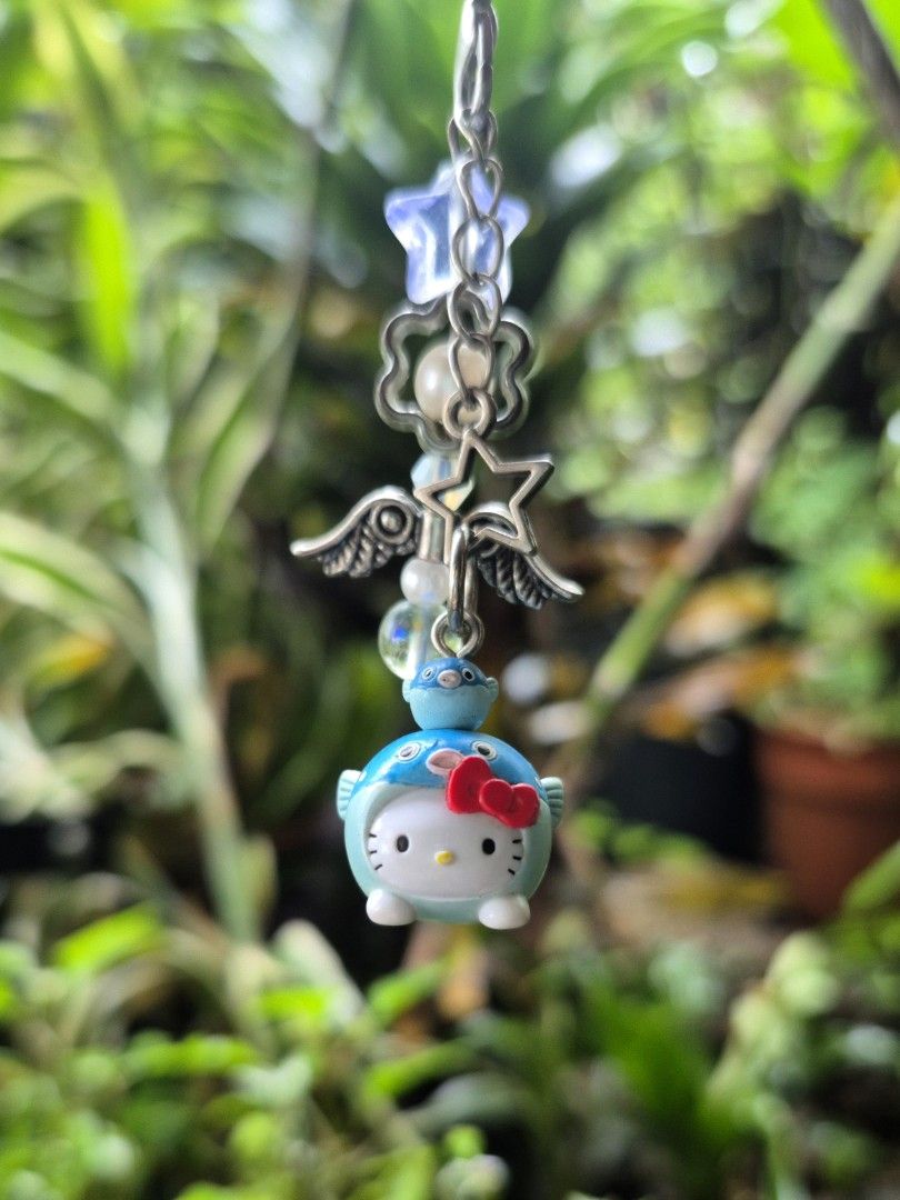 Customized Authentic Vintage 2007 Hello Kitty Gotochi Phone Charm (Category: Character Goods) located in Baguio. Submitted by 0318612518714 (Listing ID 1458408131, Image 1). Description: -Authentic 2007 Sanrio Japan Gotochi (Yamaguchi Regional Exclusive - Blue Blowfish Duo)..