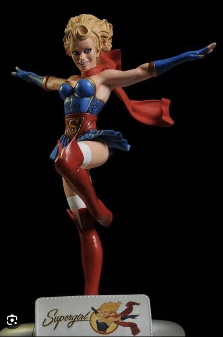 DC bombshells Supergirl Statue Figure (Category: Figurines & Statues) located in Taguig. Submitted by gowilliam.767 (Listing ID 1458461099, Image 2). Description: - Brand new Supergirl statue - Features classic costume design - Includes display base with 'Supergirl' text - Still in original packaging with styrofoam and silica gel - Ideal for collectors.