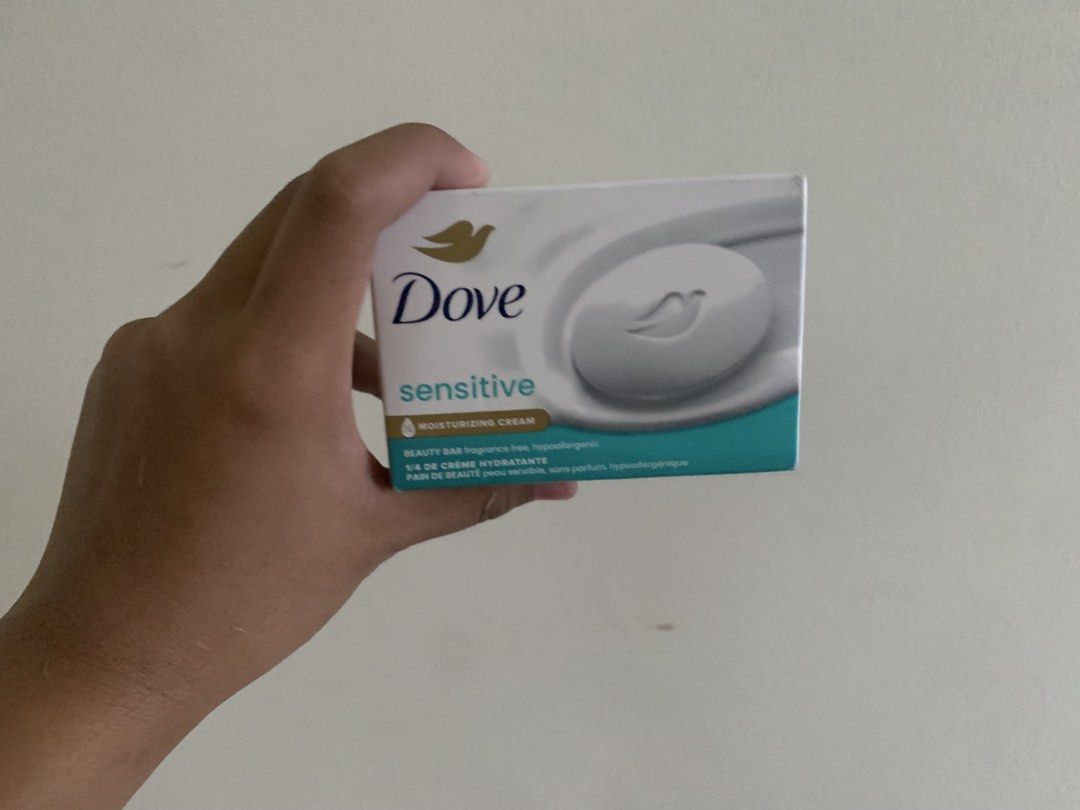 Dove Sensitive (Category: Bath) located in Lipa City. Submitted by angelita.donut (Listing ID 1458436224, Image 2). Description: 12pcs available, ₱90 each. Open for take all, ₱840 for take all price.