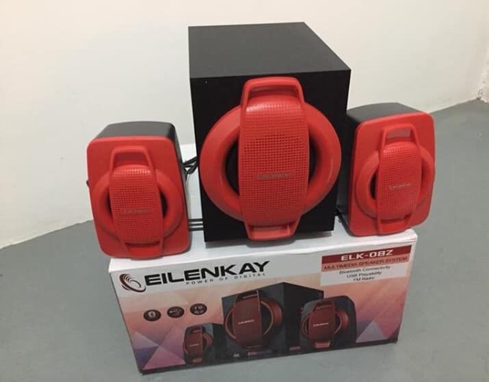 Eilenkay ELK-08Z Multimedia Speaker System Bluetooth USB FM (Category: Soundbars, Speakers & Amplifiers) located in Manila. Submitted by chescalee (Listing ID 1458319083, Image 1). Description: - Eilenkay multimedia speaker system, model ELK-08Z - Connects via Bluetooth, USB, and FM radio - Delivers great sound for all your digital needs - Power of Digital.