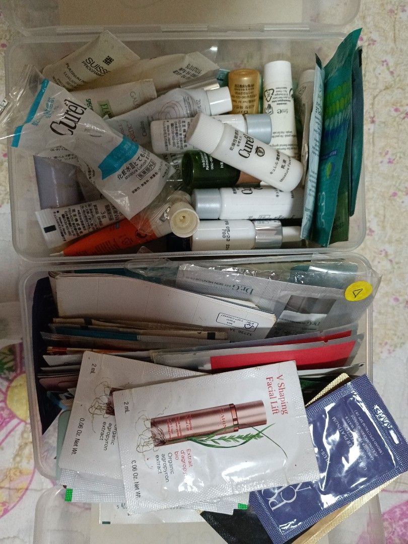 Face samples (Category: Face Care) located in Singapore. Submitted by huiyin21 (Listing ID 1458367669, Image 2). Description: - Assorted collection of face care samples - Ideal for trying out different products - Suitable for travel or personal use - Variety of brands and types included collect from hougang 530506 no guarantee on any cause irritation..