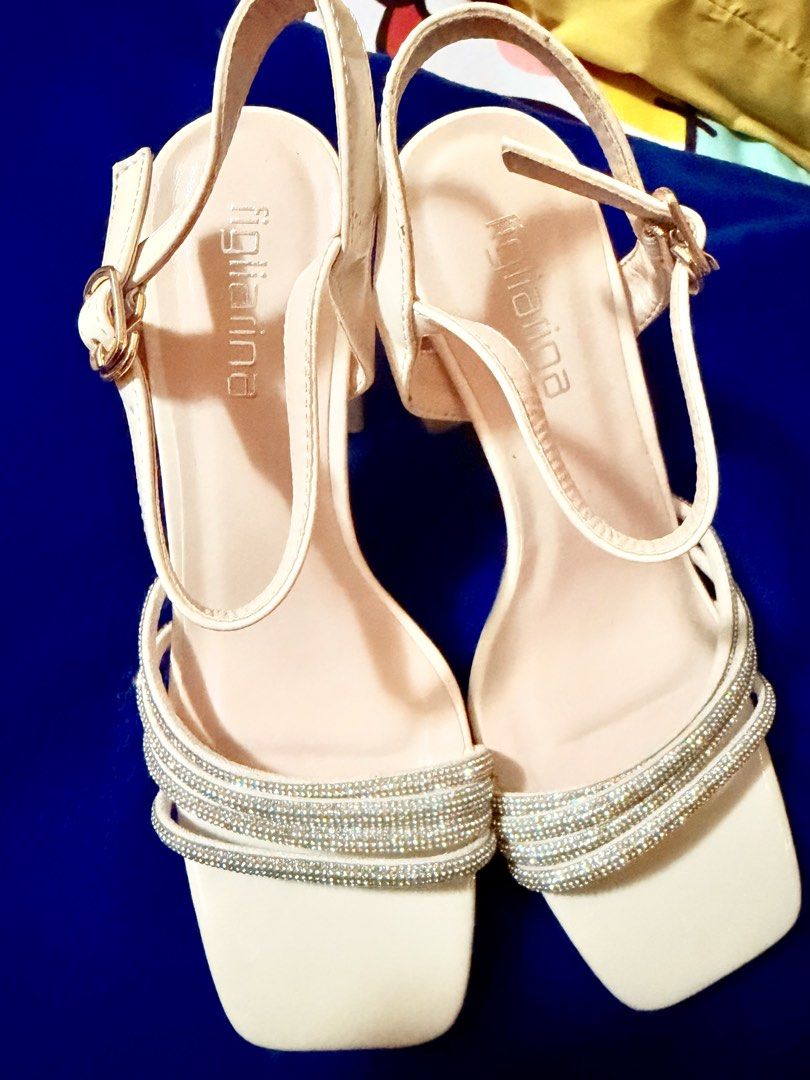 FIGLIARINA sandals-beige (Category: Heels) located in Manila. Submitted by zamarah08 (Listing ID 1458465668, Image 2). Description: 🦩 brand new 🦩FILGLIARINA SANDALS-beige 🦩 size 37 🦩4 inches heels 🦩best for events graduation, wedding or any events and special occasions 🦩price:1200 instead of 1799 May tawad pa just pm 🦩location:tandang sora.