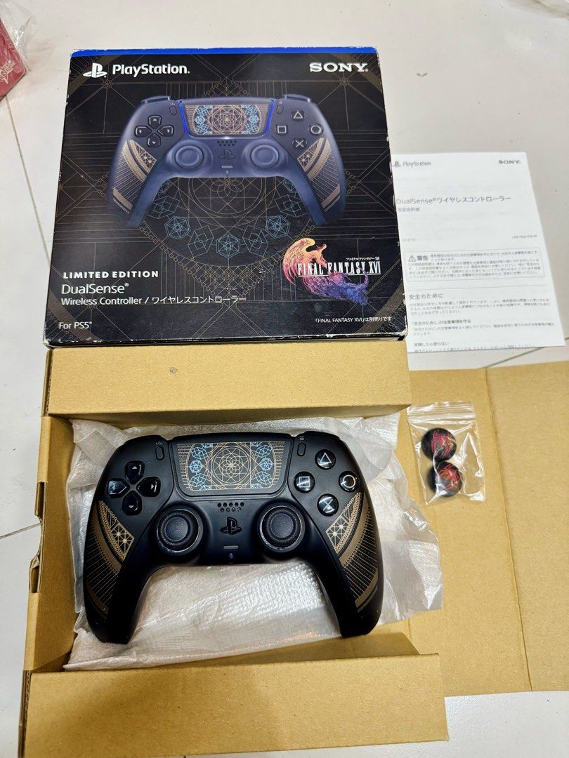 Final Fantasy PS5 DualSense Controller (Category: PlayStation) located in Paranaque City. Submitted by icko007 (Listing ID 1458337794, Image 1). Description: PS5 DualSense Controller Final Fantasy Limited Edition Good as new Pa Price 4500 Only Dibs now pay now / No Rush Shipping ‼️ Location Paranaque Payment Gcash/Bpi Shipping Lalamove/Lbc Buyers Risk / Fee ‼️Seller is not responsible for: lost, stolen, or damaged packages..