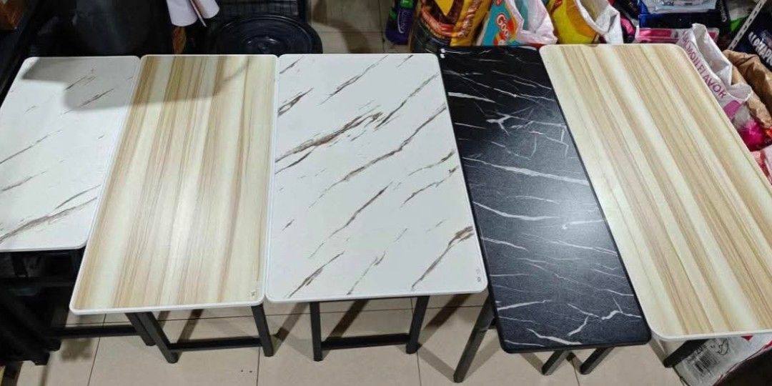 Folding table (Category: Other Sports Equipment and Supplies) located in Manila. Submitted by lyfrancois14 (Listing ID 1458320197, Image 2). Description: Table 80x40cm - 950 100x50cm - 1100 100x60cm - 1200 120x60cm - 1300.